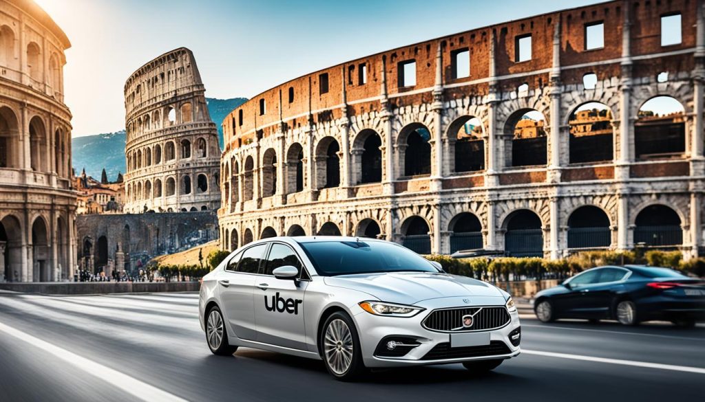 Uber services in Italy